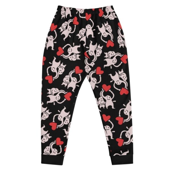 Little Dudes With 1 Heart Black Joggers