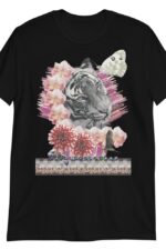 Tiger Pink Flowers T-Shirt