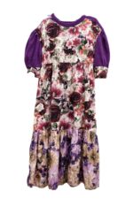 Purple Flowers Dress