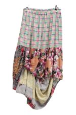 Asymetrical Flowers Skirt