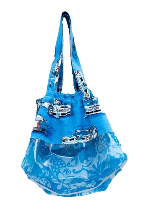 Blue Car Beach Bag