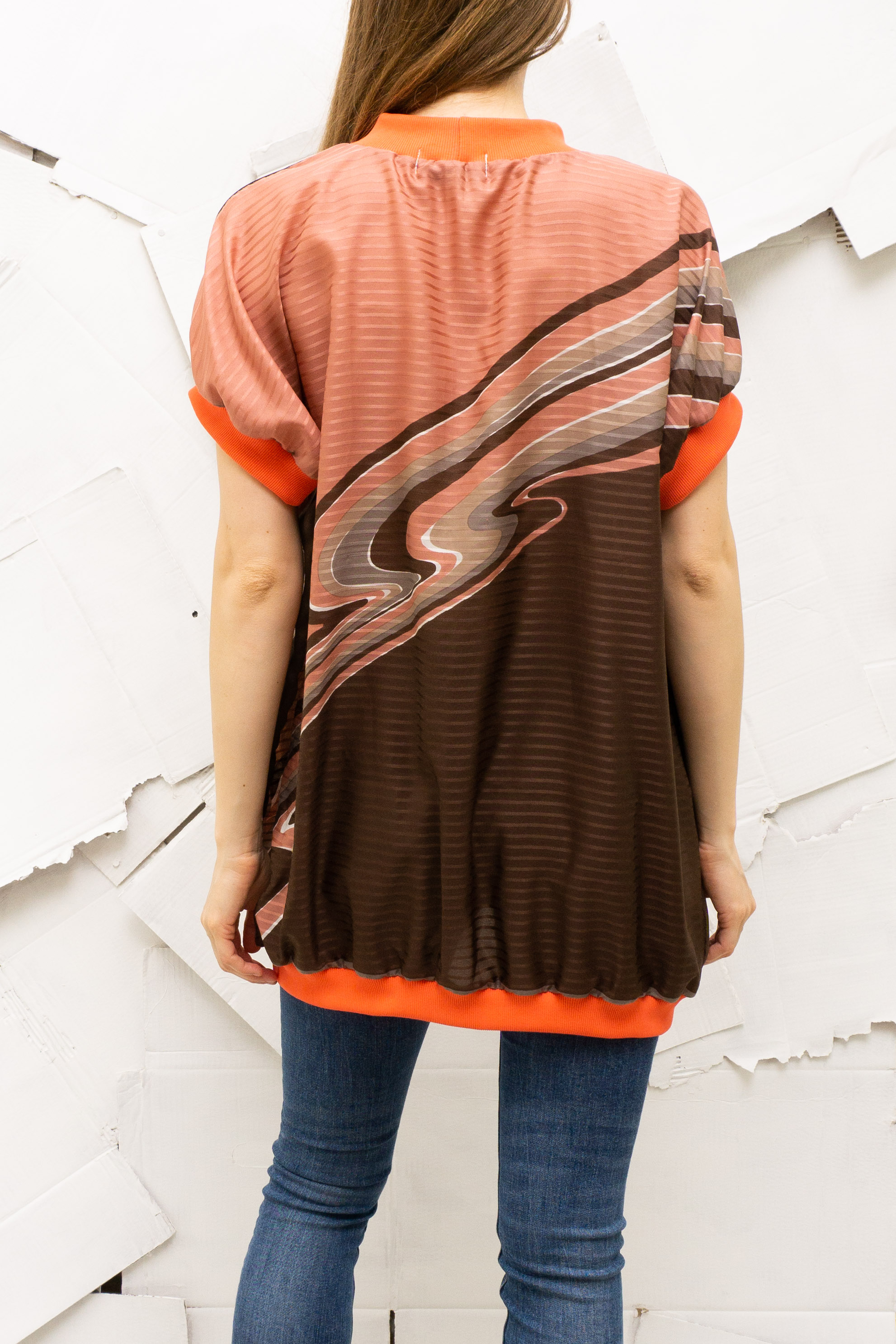 Top Foulards Brown Chain