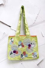 Embroided Butterfly Tote Bag