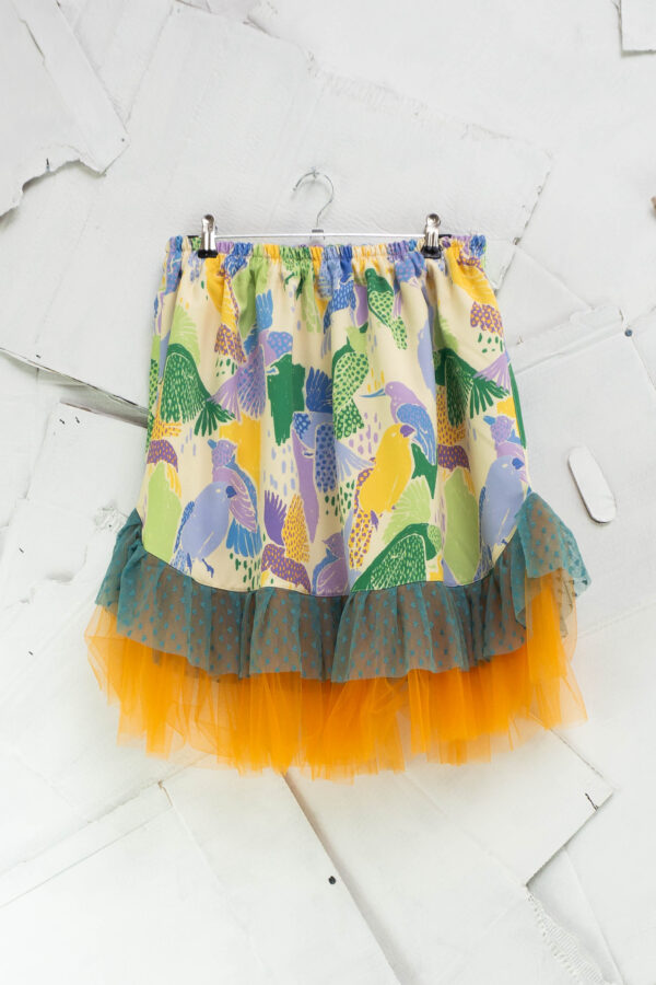 Birds Mini Skirt