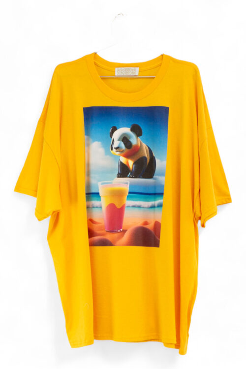 Purple Panda tee