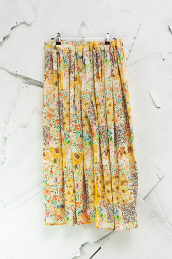 Yellow Floral Large Pants