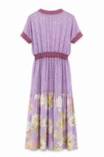 Lilac Gingham Long Dress Lilac Gingham Long Dress