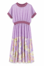 Lilac Gingham Long Dress Lilac Gingham Long Dress
