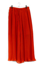 Large Coral Pleated Pants