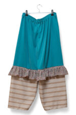 Turquoise Modal Balloon Pants with Stylish Comfort