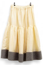 Parachute Skirt Cream and Grey