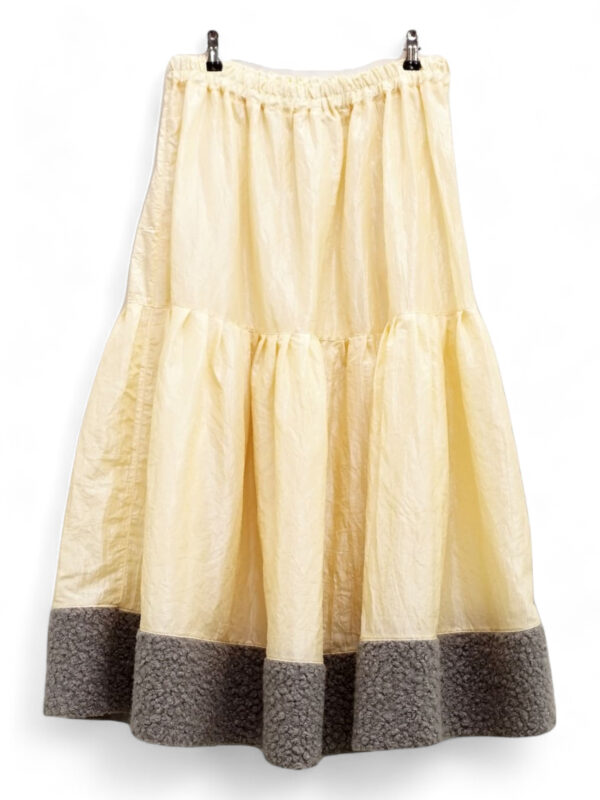 Parachute Skirt Cream and Grey