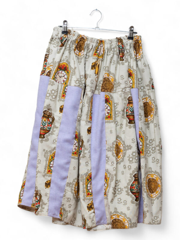 Upcycled Vintage Curtains Skirt