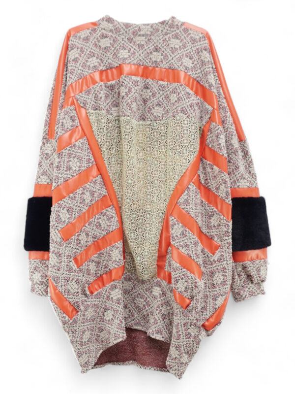 Oversize Patch Pullover Dress