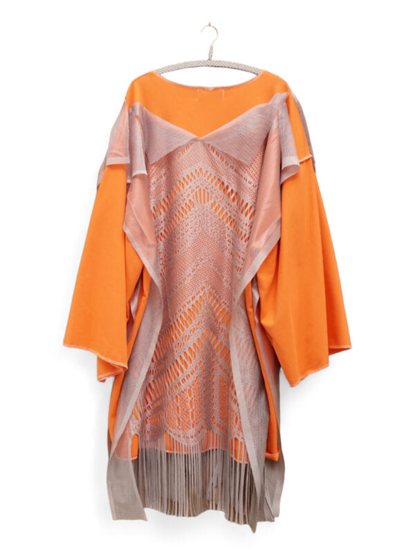 Orange 20's Pullover Dress