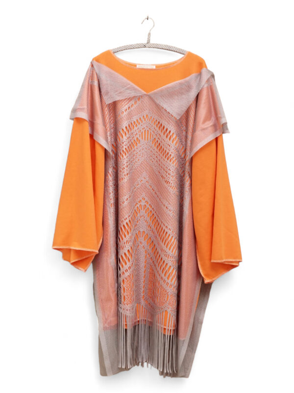 Orange 20's Pullover Dress