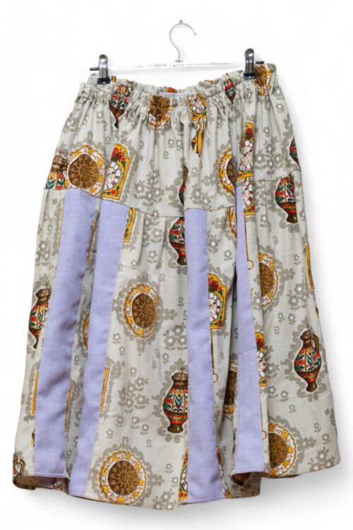 Upcycled Vintage Curtains Skirt