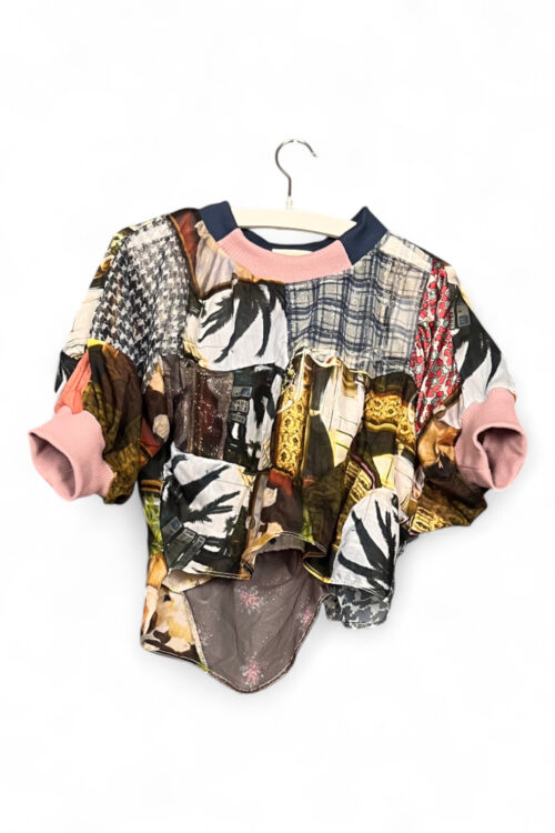 Baroque Street Patchwork Top