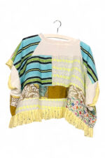 Lemon Lace Patchwork Top