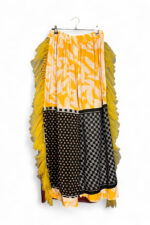 Upcycled Patchwork Pants with Thai Silk and Vintage Scarf
