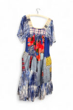 Patchwork Memory Dress with Tie Dye Lace