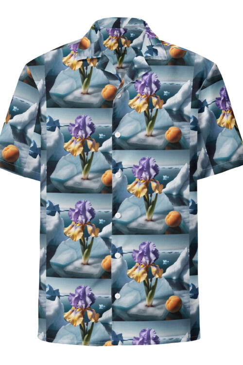 Iris and Apricot Icefield Shirt