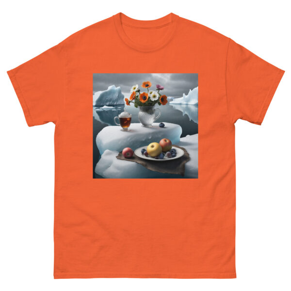 Frozen Iris and Apricot T-Shirt