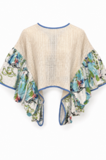 Retro Flower Ruffle Top