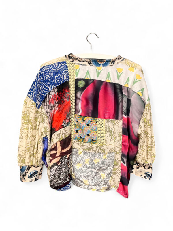 Silk Galaxy Patch Sweatshirt