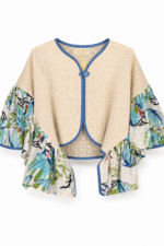 Retro Flower Ruffle Top