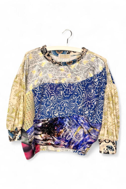 Silk Galaxy Patch Sweatshirt