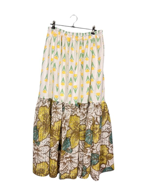 Tulip and Woodcut Floral Skirt