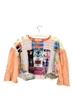 Digital Kaleidoscope Patch Top