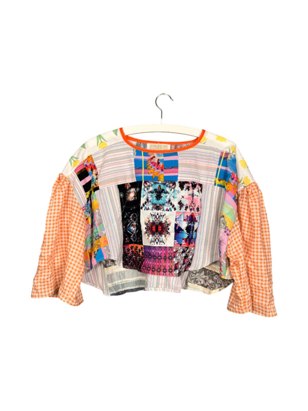 Digital Kaleidoscope Patch Top