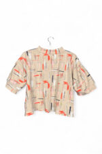 Red Mask Patch Top
