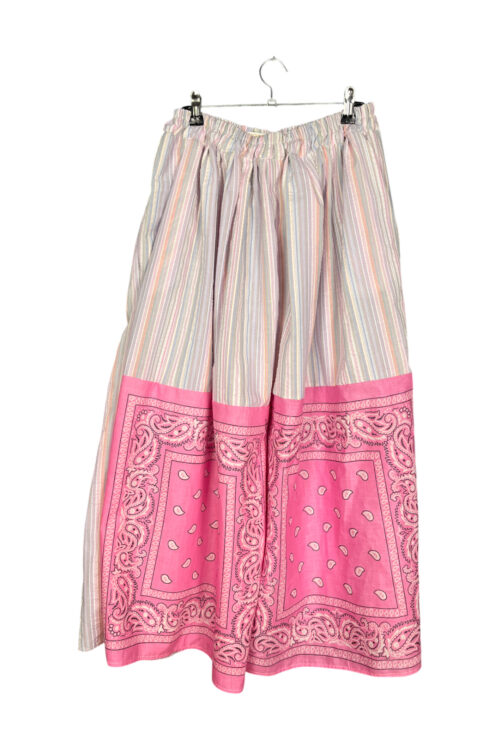 Pink Bandana Stripe Pants