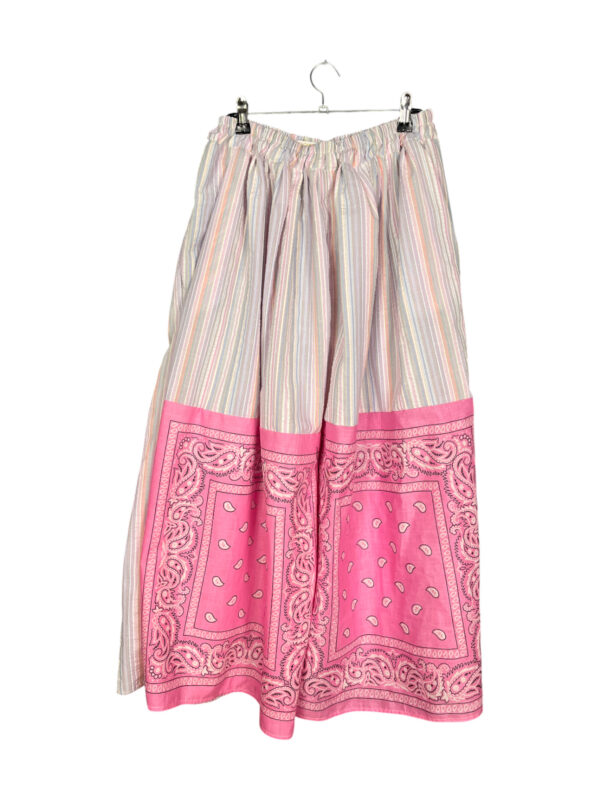 Pink Bandana Stripe Pants