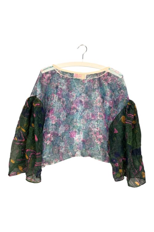 Twilight Garden Sheer Top
