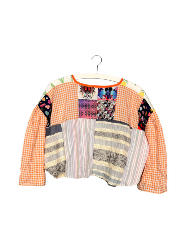 Digital Kaleidoscope Patch Top