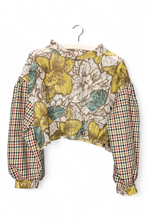 Lace Bloom Cropped Top