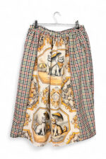 Cat Check Culotte Pants