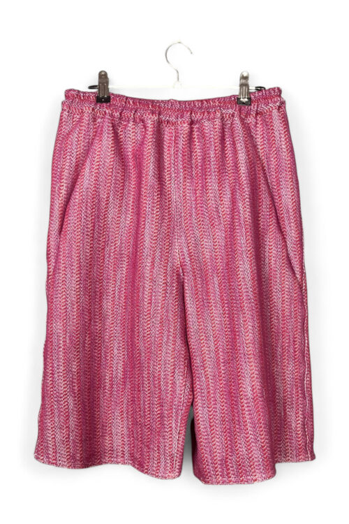 Cotton Shorts in Dark Pink