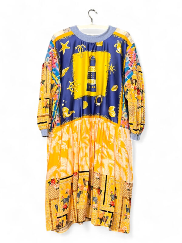 Upcycled Hockey Dress with Yellow Tulle and Number 89
