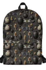 Backpack with Cabinet de Curiosités Print