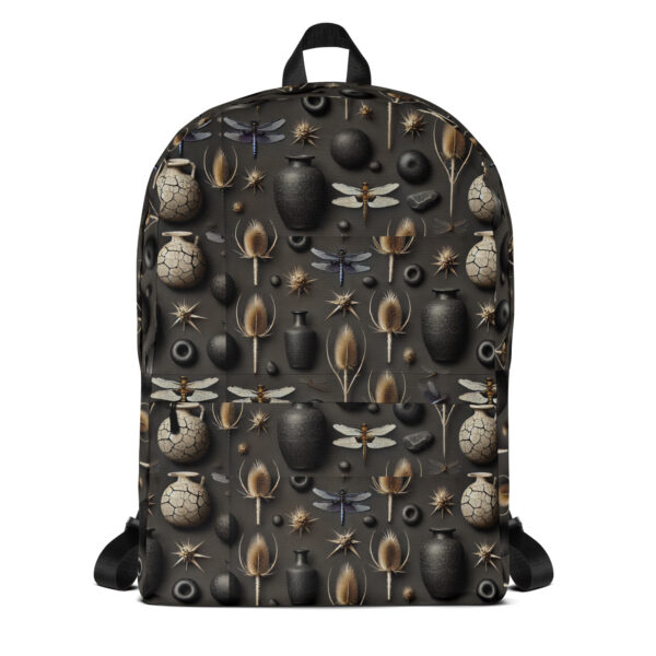 Backpack with Cabinet de Curiosités Print