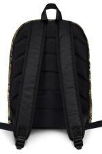 Backpack with Insect and Tartan Print