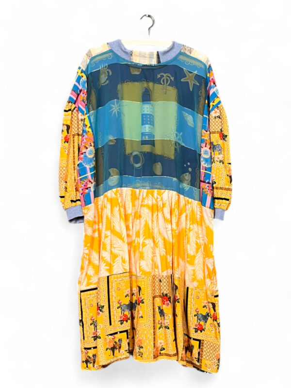 Upcycled Hockey Dress with Yellow Tulle and Number 89