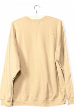 Beige Sweatshirt with Floral Print