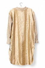Fantasy Fur Dress in Soft Beige Tones