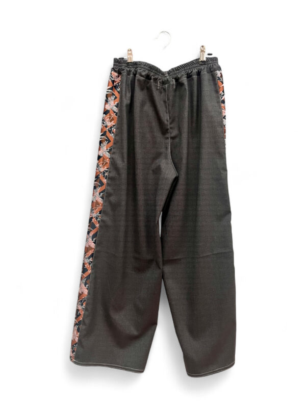 Wide Pants in Vintage Baroque and Dark Panels